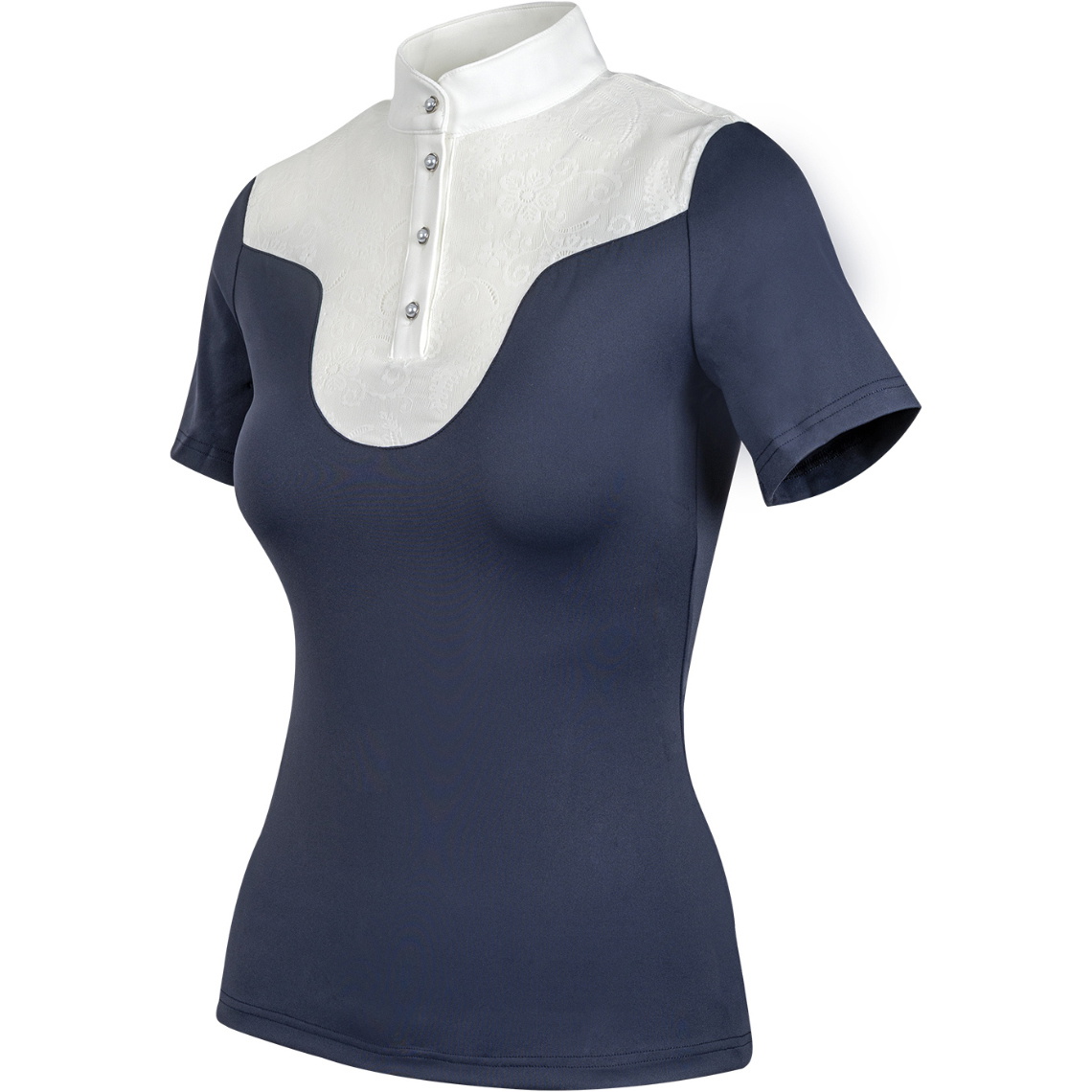 2025 Woof Wear Womens Vision Competition Shirt WA0026 - Navy / White